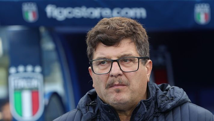EMPOLI, ITALY - MARCH 26: Silvio Baldini manager of Italy U21 looks on during the UEFA Under 21 EURO Qualifier match between Italy U21 and North Macedonia U21 at Stadio Carlo Castellani on March 26, 2026 in Empoli, Italy. (Photo by Gabriele Maltinti/Getty Images) UFFICIALE | Italia, Baldini sulla panchina della Nazionale contro Lussemburgo e Grecia - immagine 1