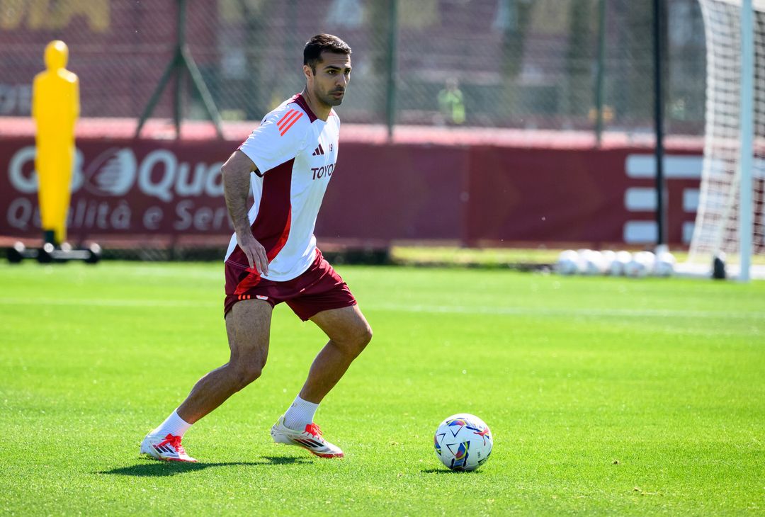 Verso Roma-Juventus: l’allenamento a Trigoria – FOTO GALLERY- immagine 1