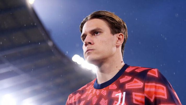 BOLOGNA, ITALY - MAY 20: Nicolo Fagioli of Juventus looks on prior to the Serie A TIM match between Bologna FC and Juventus at Stadio Renato Dall'Ara on May 20, 2024 in Bologna, Italy. (Photo by Alessandro Sabattini/Getty Images) Fagioli: “Lotto con i demoni, ora voglio l’Europeo. Juve? Sette mesi di agonia, obiettivo Scudetto” - immagine 1