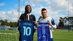 VIDEO / Inter, visita speciale oggi ad Appiano: Paola Egonu incontra Lautaro Martinez