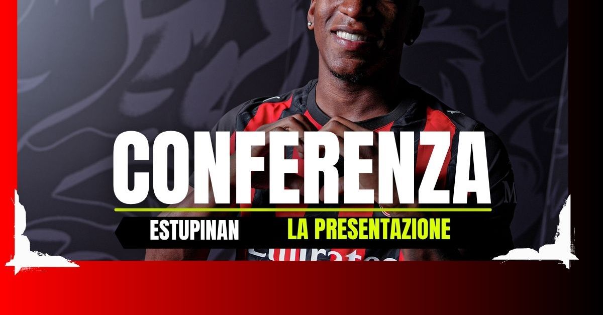 Milan, la conferenza stampa di presentazione di Estupinan | LIVE News