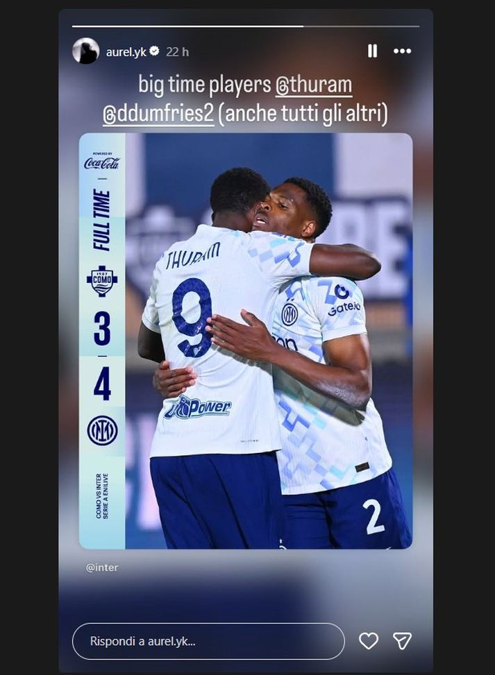 Bisseck abbraccia tutta l’Inter, Dumfries e Thuram: “Grandi giocatori”- immagine 3