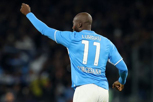 Romelu Lukaku (Napoli) decide la sfida contro la Roma