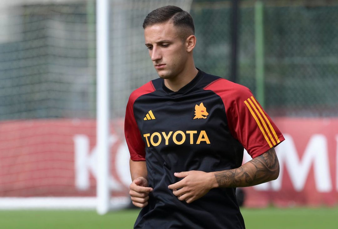 Trigoria, allenamento mattutino in vista di Roma-Milan – FOTO GALLERY - immagine 14