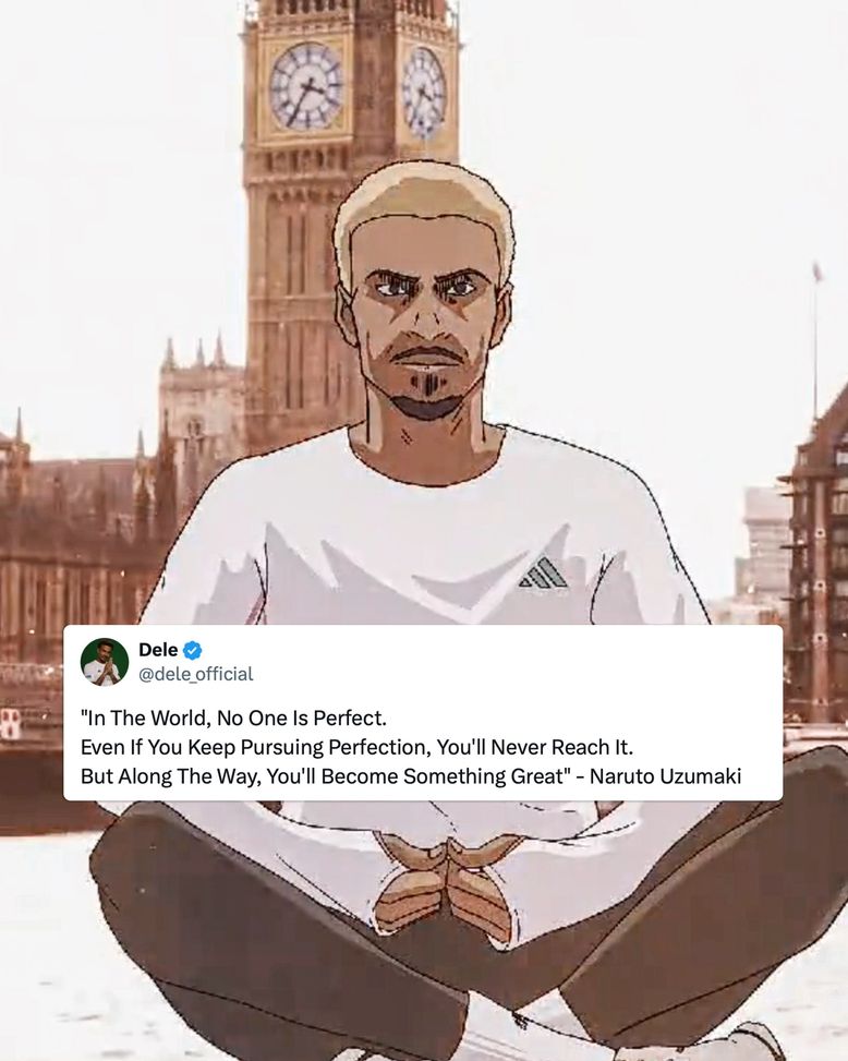 Dele Alli ricorre a Naruto per offrirsi sul mercato: 'Nessuno è perfetto'