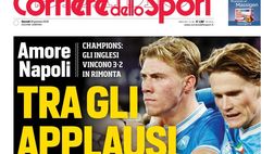Prime pagine giornali sportivi oggi: il Napoli sui media