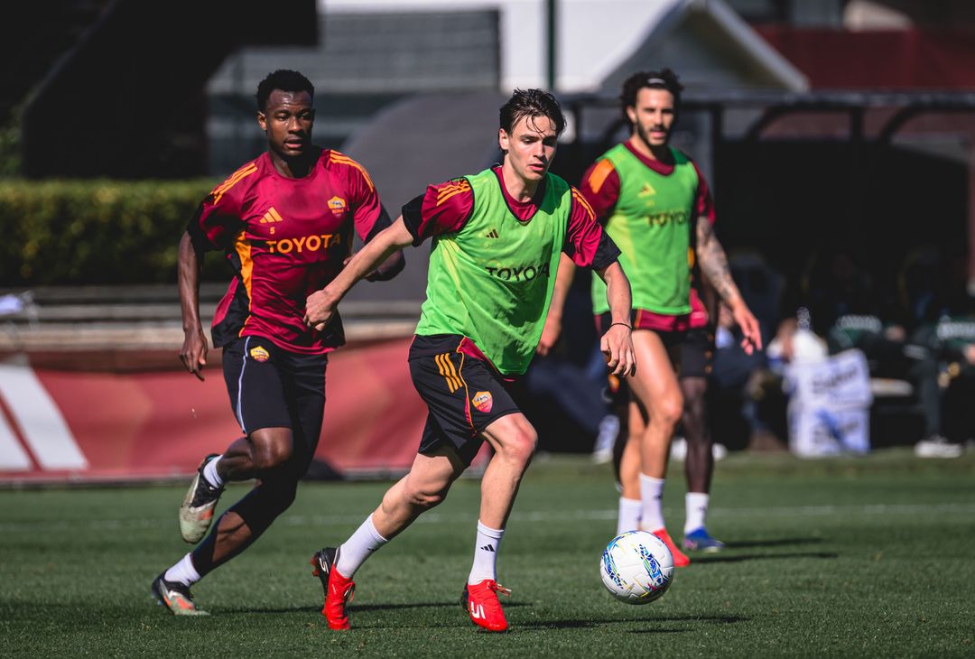 Roma, l’allenamento a Trigoria a tre giorni dal Pisa – FOTO GALLERY - immagine 4