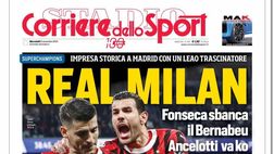 PRIMA PAGINA CORRIERE DELLO SPORT OGGI: “Real Milan”