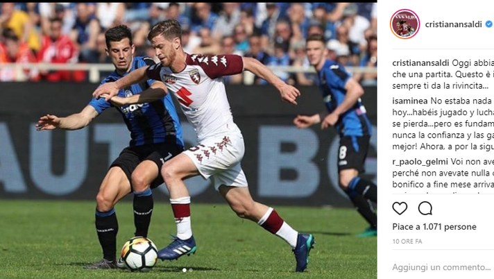 Atalanta-Torino 2-1, Ansaldi: “Oggi abbiamo perso più che una partita” Atalanta-Torino 2-1, Ansaldi: “Oggi abbiamo perso più che una partita” - immagine 1