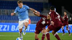 Lazio-Torino 1-1, le statistiche: un punto che sta stretto ai granata