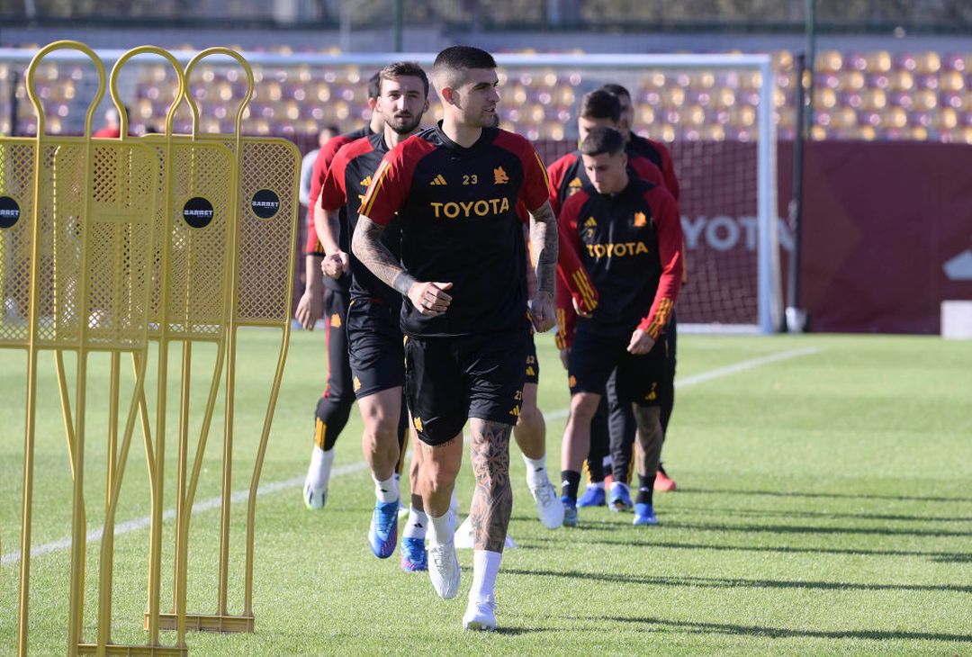 Roma, la rifinitura alla vigilia della sfida al Servette – FOTO GALLERY - immagine 44