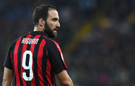 Udine, Italia - 4 novembre 2018: Gonzalo Higuain durante la partita tra Udinese e Milan. (Foto di Alessandro Sabattini/Getty Images)
