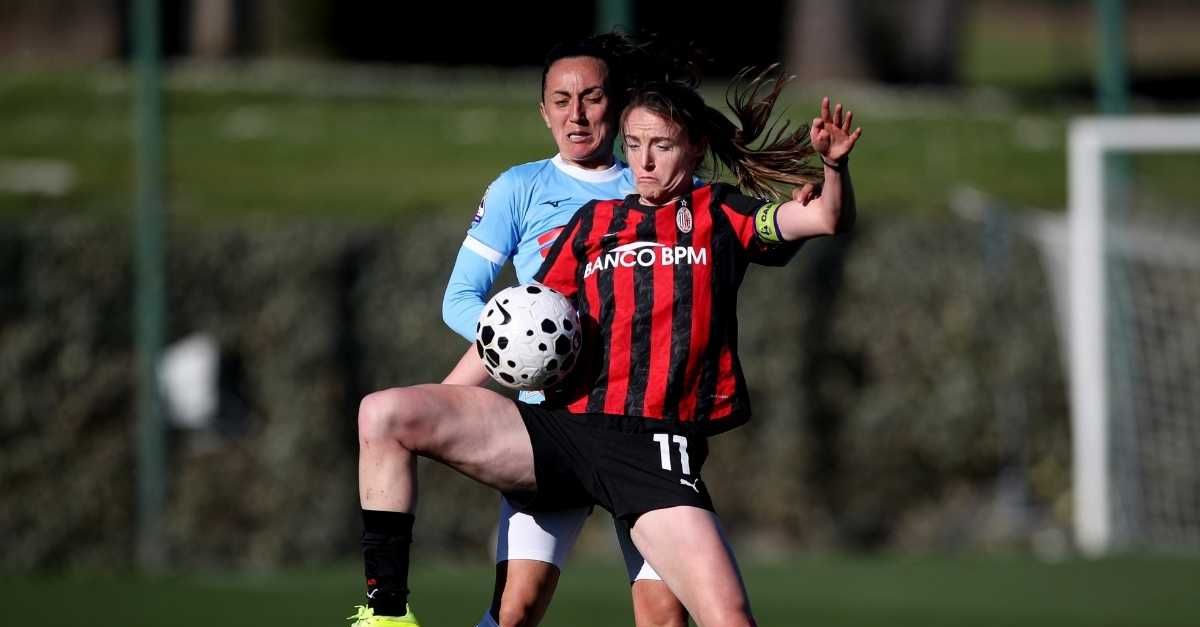 Serie A Women, Lazio Milan finisce 2 2: la vittoria manca da tre partite
