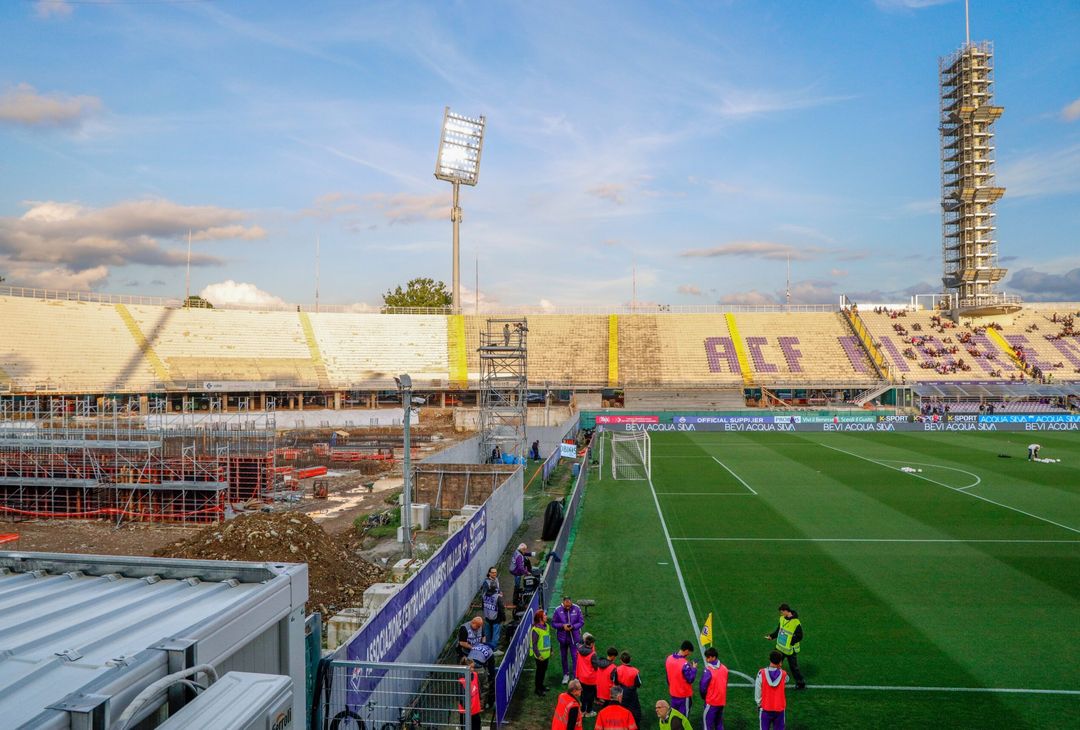 GALLERY VN – Lo stato dei cantieri al Franchi in Curva Fiesole e Maratona - immagine 17