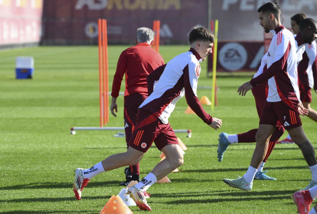 Trigoria, la rifinitura in vista dell’Eintracht Francoforte – FOTO GALLERY - immagine 22