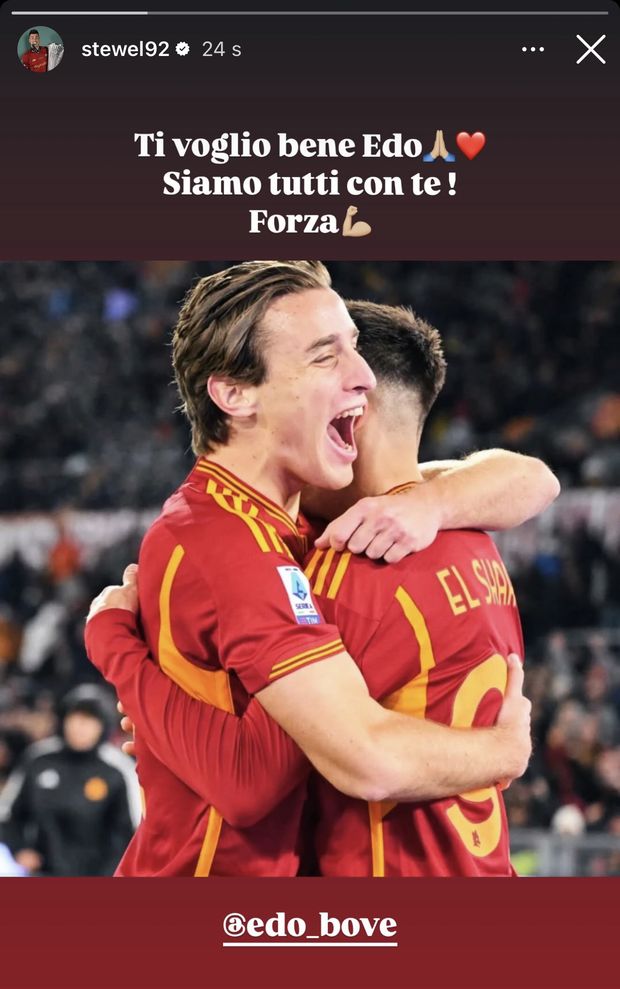 Malore Bove, dalla Roma agli ex compagni giallorossi: i messaggi d’affetto per Edoardo- immagine 5