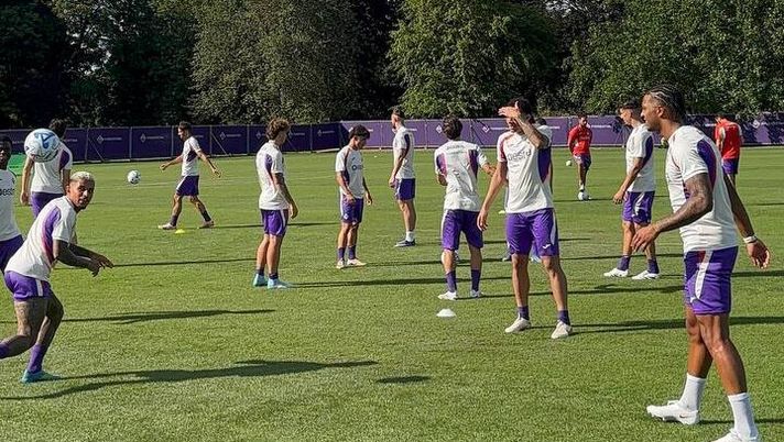 Allenamento Fiorentina in Inghilterra: palestra per Kean, De Gea e Christensen Allenamento Fiorentina in Inghilterra: palestra per Kean, De Gea e Christensen - immagine 1