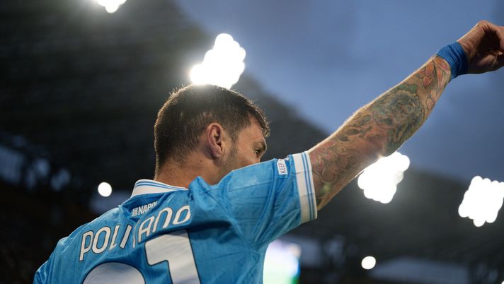 NAPLES, ITALY - MARCH 14: Matteo Politano in action during the Serie A match between SSC Napoli and US Lecce at Stadio Diego Armando Maradona on March 14, 2026 in Naples, Italy.(Photo by SSC NAPOLI/SSC NAPOLI via Getty Images) maradona napoli
