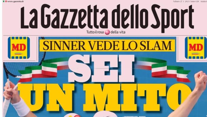 prima pagina gazzetta dello sport oggi