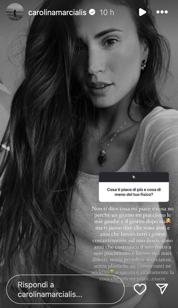 Carolina Marcialis: “Lavoro sul fisico senza plastica e additivi: mi piace essere naturale”- immagine 2