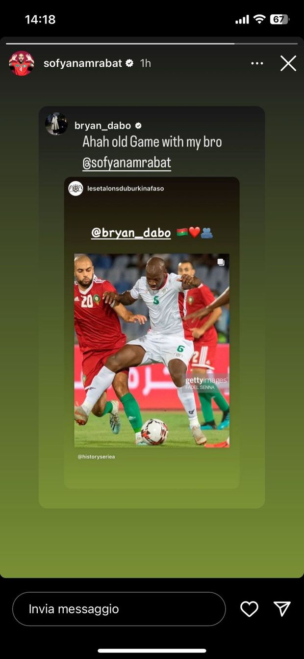 FOTO – Amrabat atteso a Firenze. Intanto posta una foto con un ex viola- immagine 2