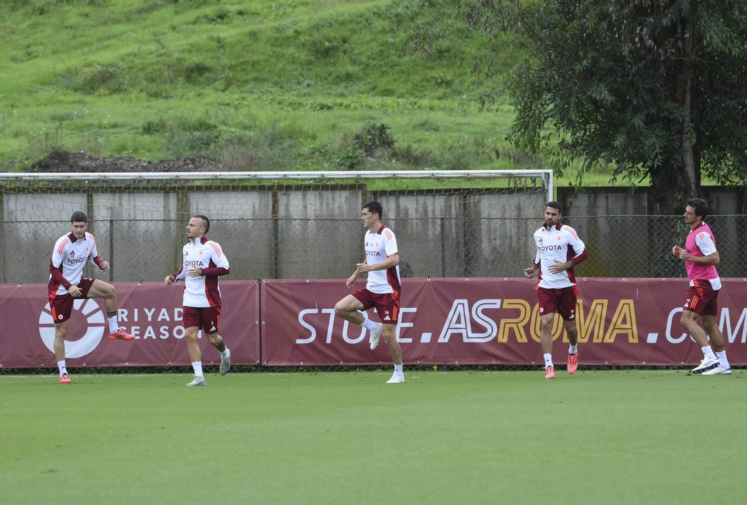 Trigoria, la rifinitura alla vigilia dell’Inter – FOTO GALLERY - immagine 18