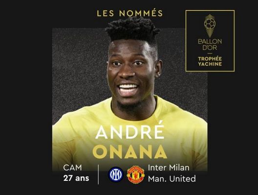 Lista Pallone d’Oro, c’è Onana: “Troppo facile eleggere miglior portiere Champions 2022/23”- immagine 3
