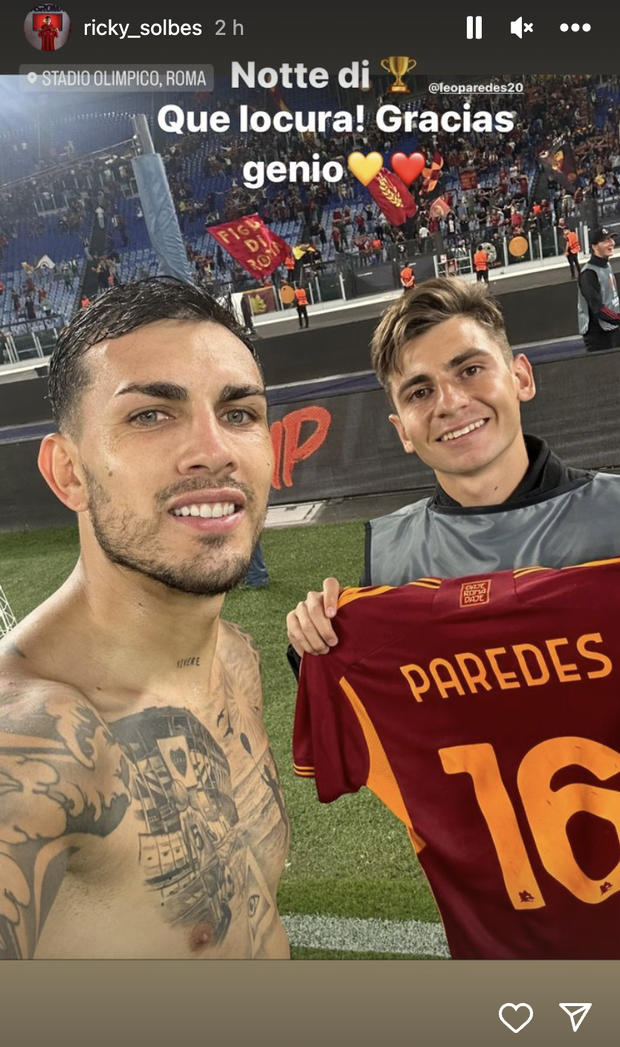 Roma, Solbes e il regalo di Paredes post Servette: “Grazie genio”- immagine 2