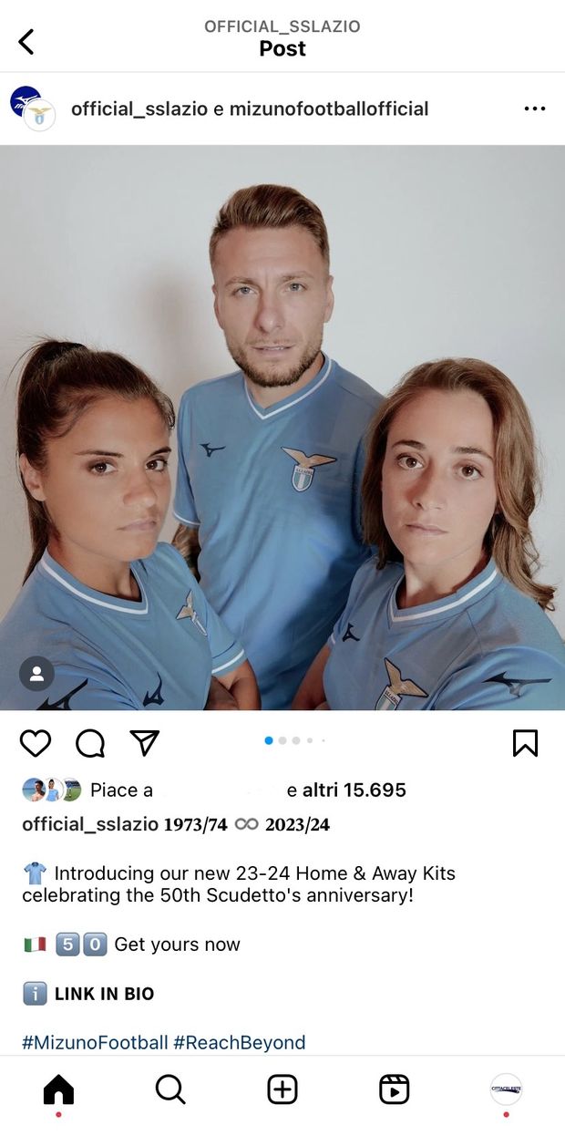 Maglia Home Lazio 23/24