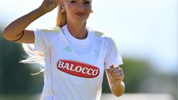 Alisha Lehmann si allena con la maglia della Juventus: che giocate con il nuovo fidanzato