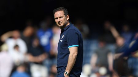 LONDON, ENGLAND - MAY 28: Frank Lampard, Caretaker Manager of Chelsea, looks on in his final match in charge during the Premier League match between Chelsea FC and Newcastle United at Stamford Bridge on May 28, 2023 in London, England. (Photo by Alex Davidson/Getty Images)