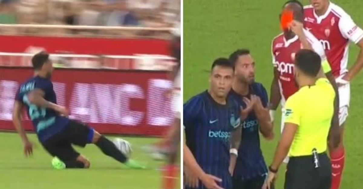 Amichevole Monaco Inter 1 2: gol, highlights e rosso a Calhanoglu | VIDEO Amichevole Monaco Inter 1 2: gol, highlights e rosso a Calhanoglu | VIDEO
