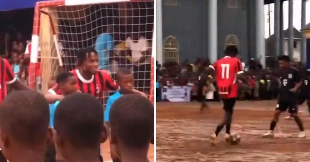 Milan, Chukwueze si diverte in Nigeria giocando nel fango | VIDEO Milan, Chukwueze si diverte in Nigeria giocando nel fango | VIDEO