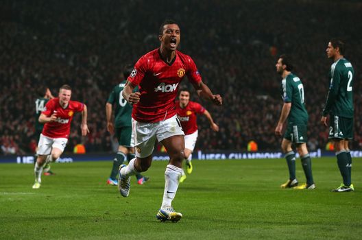 Nani con la maglia dei diavoli rossi. (Photo by Alex Livesey/Getty Images) Evra attacca Sir Alex Ferguson “Era un malvagio. Oggi finirebbe in prigione”- immagine 5
