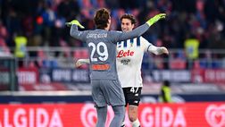 Atalanta super: che festa a Bologna con gli abbracci di Palladino