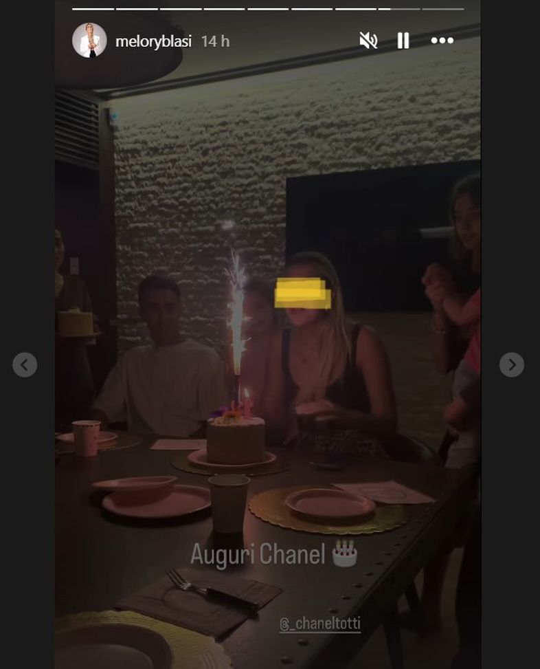 Compleanno per Chanel Totti con gli auguri di mamma e papà e un’assenza- immagine 2