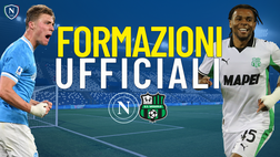 Napoli-Sassuolo, le formazioni ufficiali: Conte lancia Vergara dal 1′