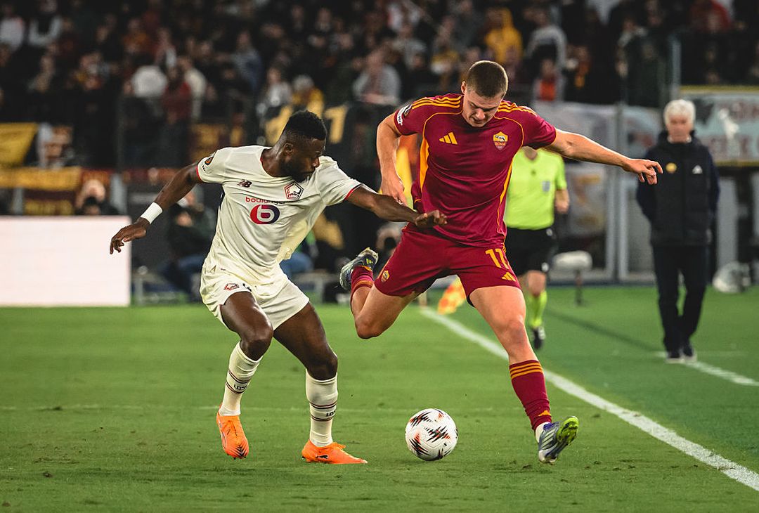 Roma-Lille 0-1 FOTO GALLERY - immagine 26