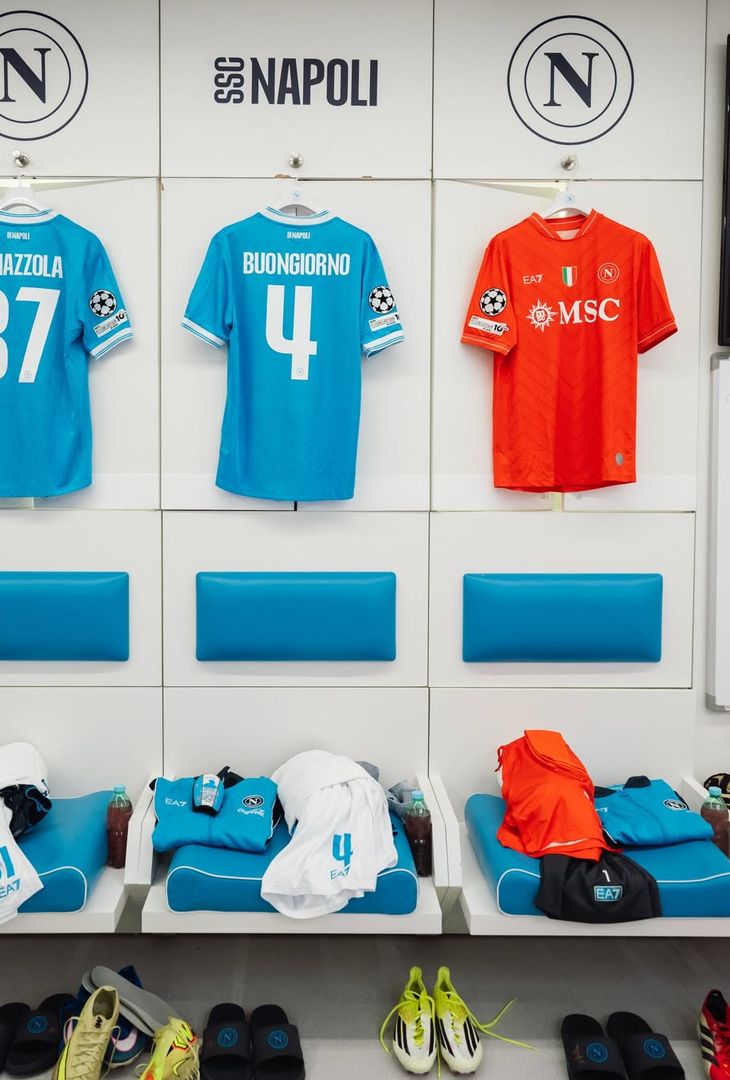 Napoli-Chelsea, tutto pronto nello spogliatoio per la notte di Champions – LA GALLERY - immagine 9