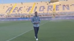 Fiorentina-Napoli, gli azzurri testano il terreno di gioco del Franchi