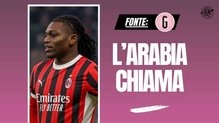 Rafael Leao (attaccante AC Milan), qui durante Milan-Atalanta 0-1 | Serie A 2024-25 (Getty Images) Calciomercato Milan, Leao nel mirino dell’Arabia: il prezzo (Alto) fa sperare i tifosi - immagine 1