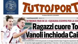 PRIMA PAGINA TUTTOSPORT OGGI: “Lautaro, Dumfries e Thuram, Inter a -3”
