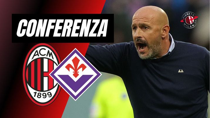 Conferenza Stampa Vincenzo Italiano AC Milan Milan-Fiorentina Serie A 2023-2024