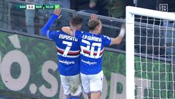 Esposito salva ancora la Samp: pari al 92esimo per l’attaccante di proprietà Inter