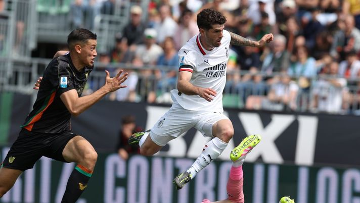 Christian Pulisic AC Milan Venezia-Milan 0-2 Serie A 2024-2025