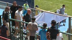 GALLERY L’AD Chiavelli assiste dalla tribuna all’amichevole tra Napoli e Cavese