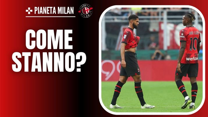 Ruben Loftus-Cheek e Rafael Leao, calciatori del Milan (getty images)