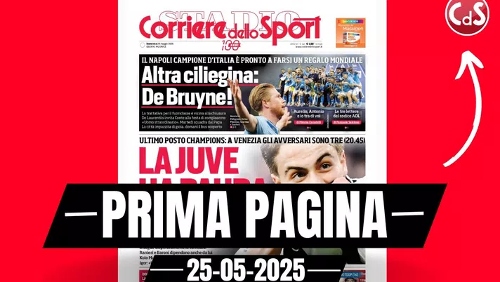 Prima pagina Corriere dello Sport: 'Italiano e Bologna, ci siamo'