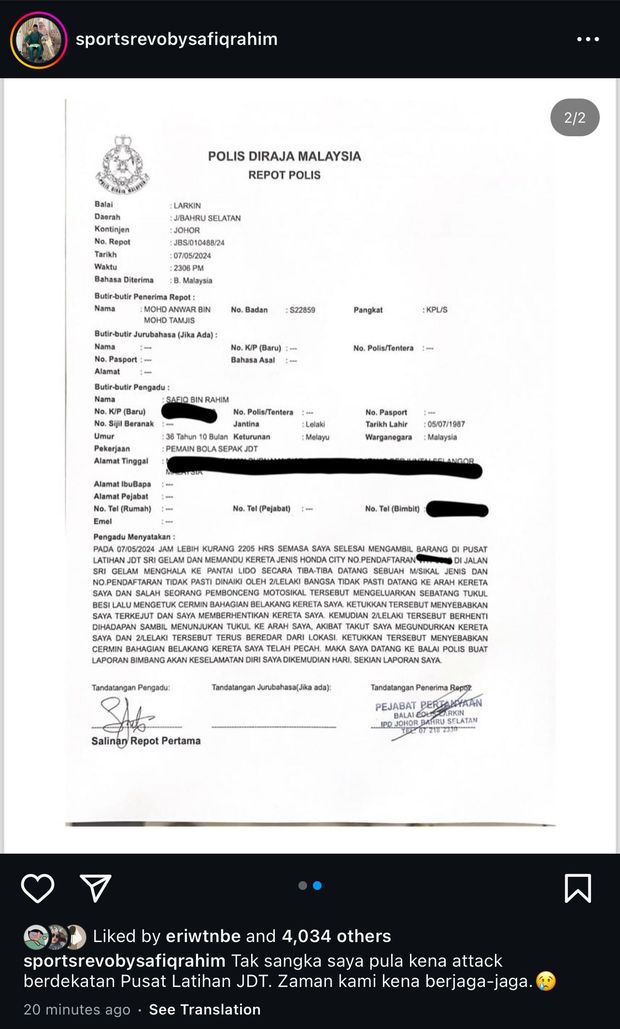 Malesia, calciatori sotto attacco: la FA “assumete guardie del corpo”- immagine 6