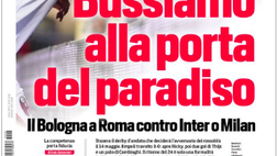 Il Bologna prenota un posto a Roma: le aperture dei giornali